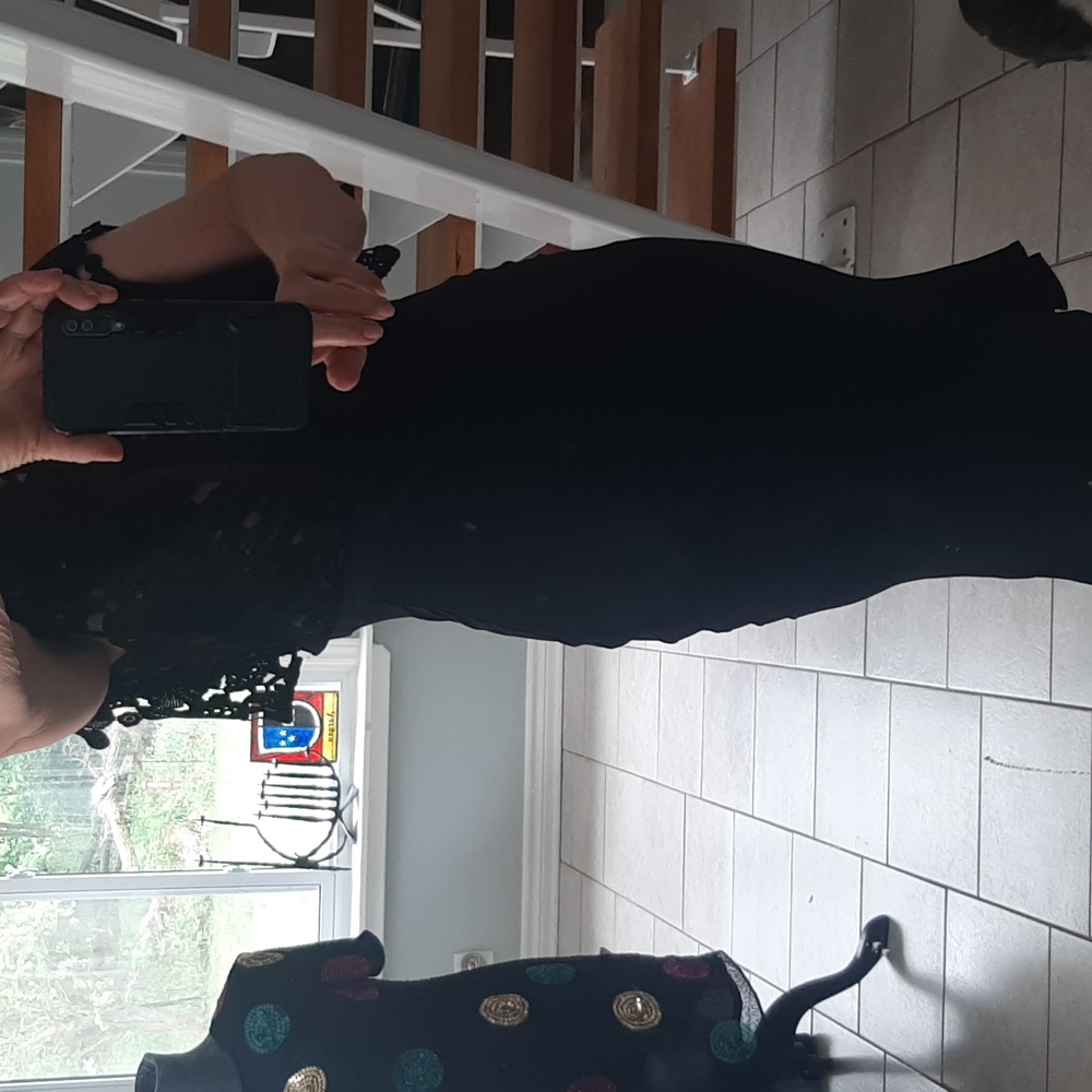 🔥SELF PORtraIT Midi🔥Formal Lace Top Dress PROM/WEDDING - Picture 15 of 16